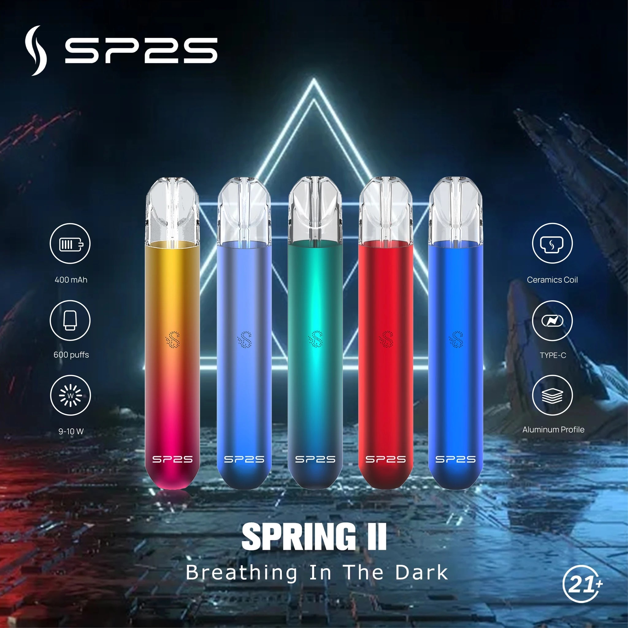 SP2S 一代主機|17 款經典配色現貨|通配 RELX/LANA 各類一代煙彈